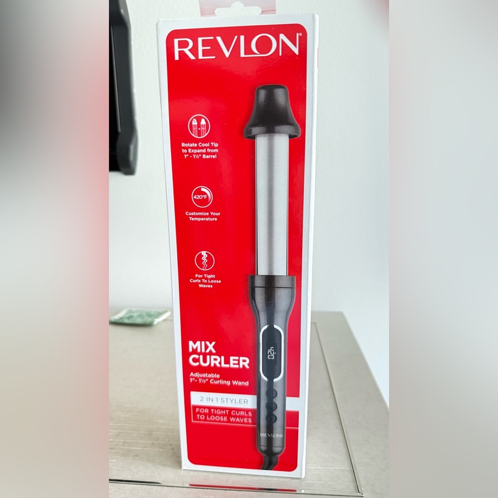 Revlon Mix Curler with Black and Silver Design